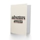 image 2 of Adventure Awaits Retro Rainbow Font Typography Leaving Greeting Card