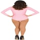 image 2 of Fancy Dress Adult Long Sleeve Pink Leotard - L