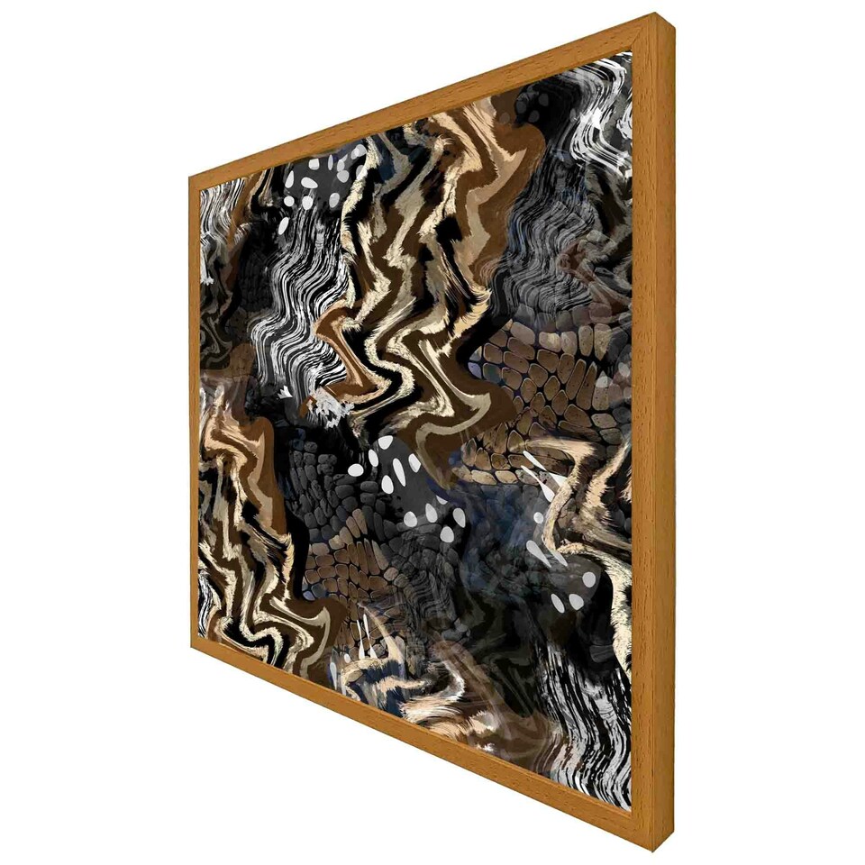 image 1 of African print (Picutre Frame) Brown | L