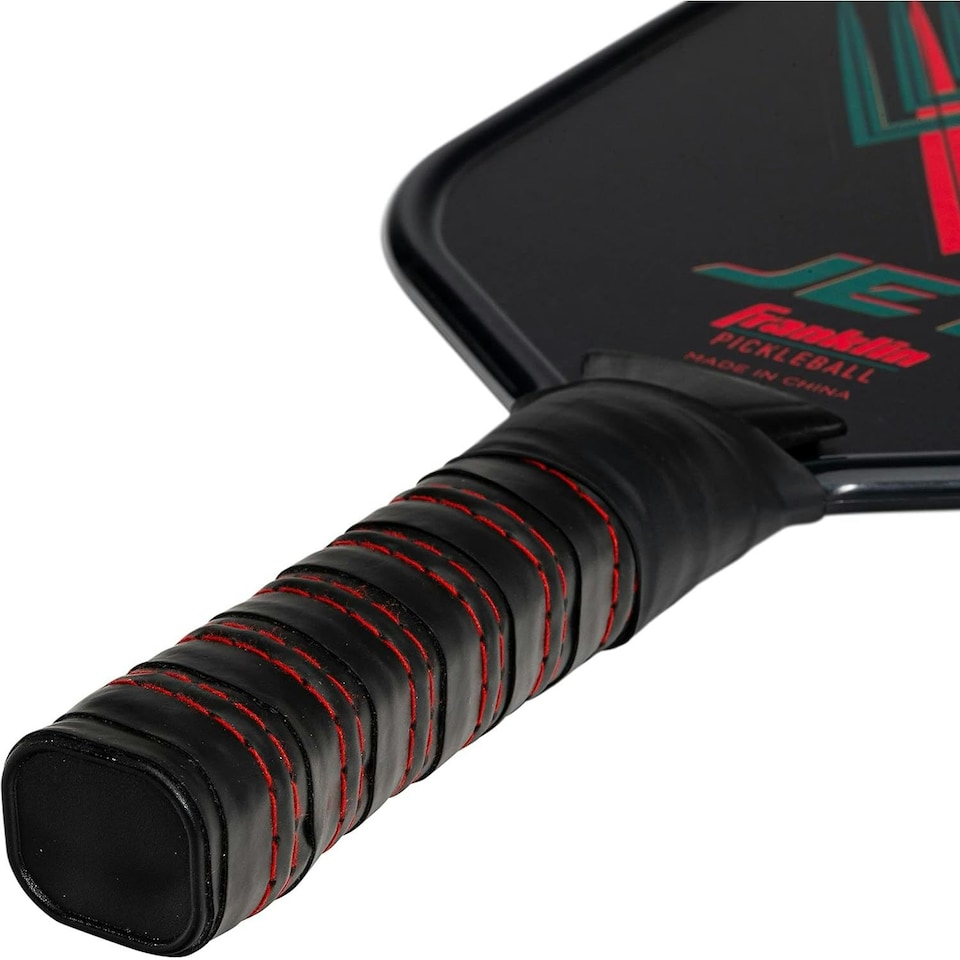 image 1 of Franklin Jet Aluminium Pickleball Paddle - Black/Red - One Size