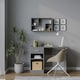 image 9 of Modular Wall Mounted Shelf Unit Brown | Unit Colour: Oak