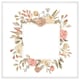 image 1 of Flower border (Picture Frame) White | XL