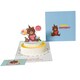 image 1 of Cake and Bear Holding Heart Design 3D Pop Up Birthday Card