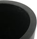 image 3 of Primrose Polystone Calgary Black Tall Indoor Outdoor Garden Planter 89cm