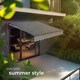 image 7 of Retractable Awning Ornella - wall bracket incl, easy adjustment, and UV blocking | Grey | dark grey | 250 x 200 cm | 1