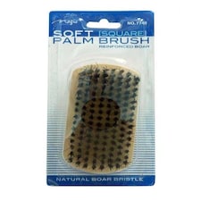 Bee Sales Magic Collection Natural Boar Bristle Soft Square Palm Brush 7740