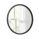image 1 of Classic Round Contemporary Mirror Black Black | 60x60x2cm