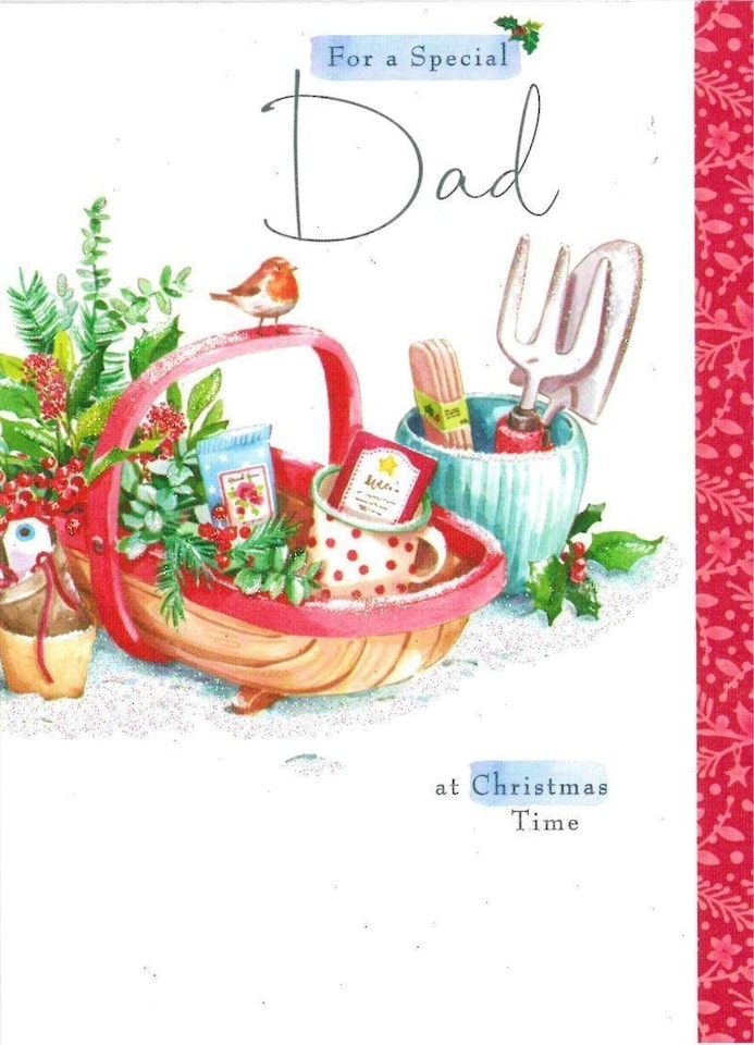 image 1 of For a Special Dad Lucy Cromwell Christmas Card