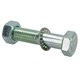 image 4 of M16 (16mm) x 75mm High Tensile Tow Bar Ball Fixing Bolts Washers + Nuts 50 Pack