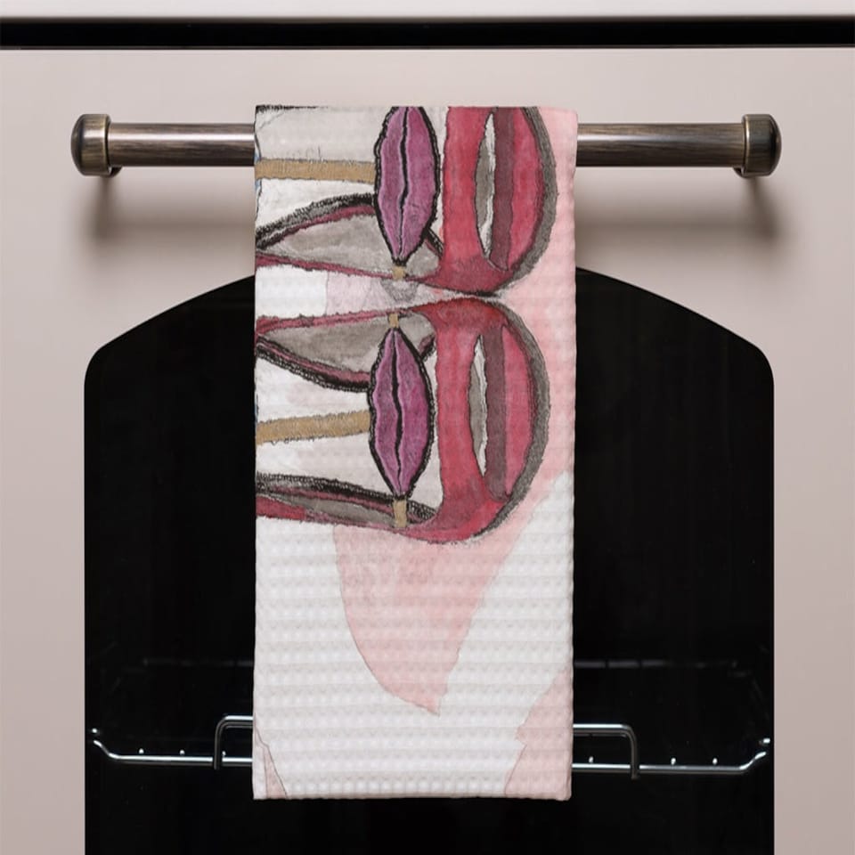 image 1 of Lips shoes (Kitchen Towel)
