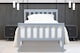 image 2 of Marnel 3ft Single Grey Bed Frame | Grey | Single