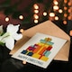 image 4 of Christmas Card Colourful Geometric Pile Of Xmas Presents