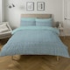 image 2 of Copenhagen Home Arri Ocean Blue Reversible Duvet Cover and Pillowcase Set - Double