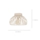 image 4 of EGLO Mogano 3 Sandy Steel Minimalist, Caged Style Ceiling Light