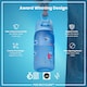image 6 of Leak Proof Kids Water Bottle, BPA Free, 350ml (12oz) | Blue | Blue Sharks | One Size