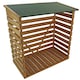image 8 of Wooden Log Store Wood Firewood Outdoor Garden Storage Logs Shed