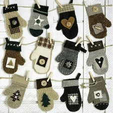 IHR Advent Joy Cocktail Napkins 25cm 3ply 20 Pack