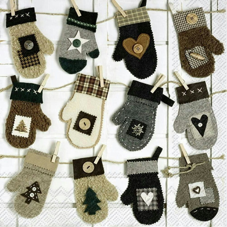 IHR  Advent Joy Cocktail Napkins 25cm 3ply  20 Pack