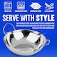 image 5 of Set Of 5 Balti Dishes 15cm Karahi Metal Curry Serving Kitchen Deep Dishes
