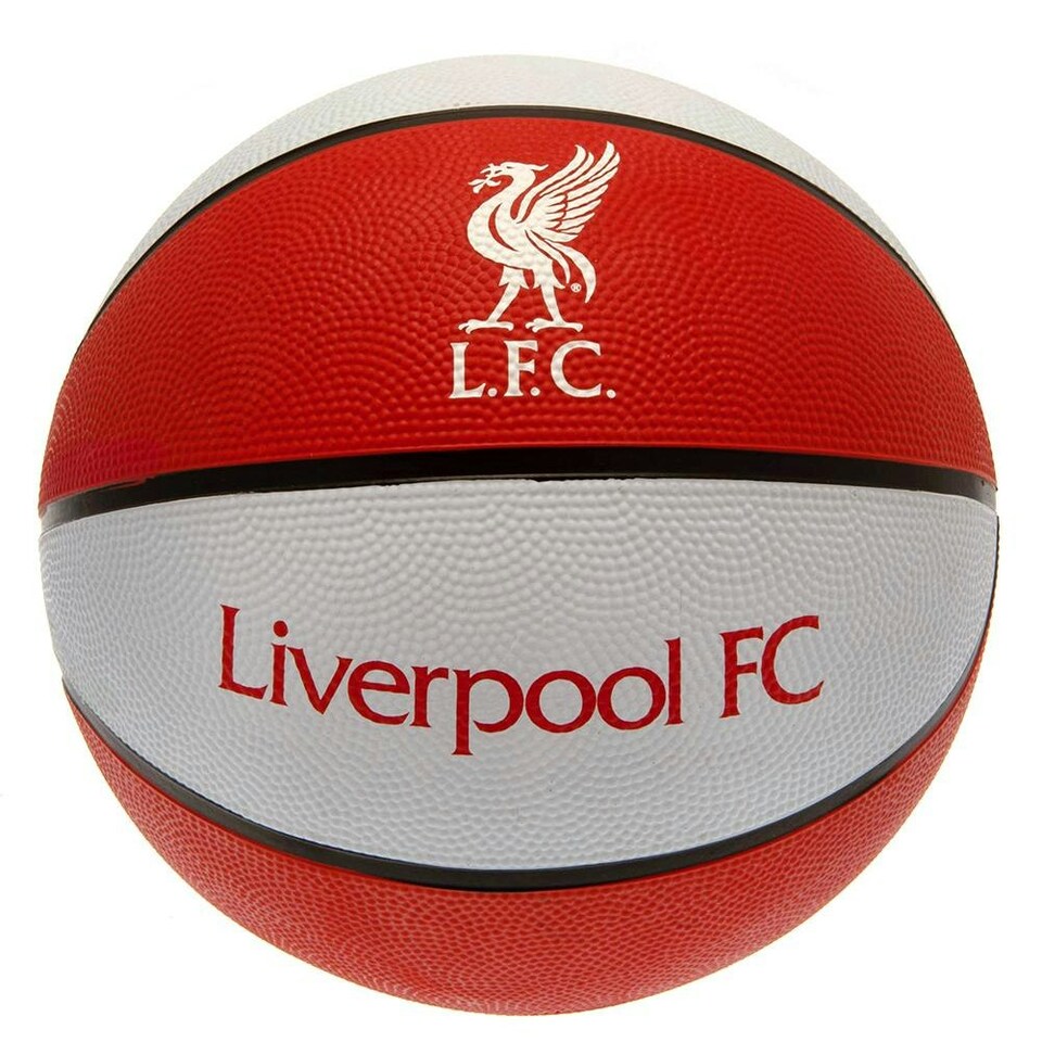 image 1 of Liverpool FC Crest Basketball - White/Red - 7