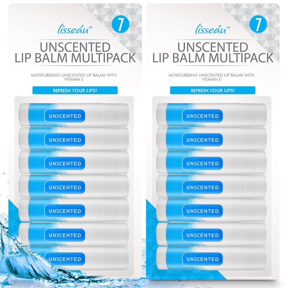 image 1 of SOL 14pk Unscented Lip Balm Multipack Moisturiser & Hydrating Lipbalm Repair