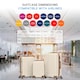 image 2 of Flight Knight Premium Lightweight Suitcase - Built-in Side Lock with USB Port - 8 Spinner Wheels - Hard Shell Carry On Or Check in Luggage 100 Airlines Approved Cream | Large