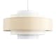 image 4 of ValueLights Modern 3 Tone Cream 5 Tier Cylinder Ceiling Pendant Light Shade