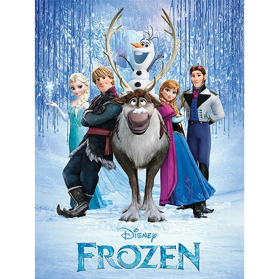 Frozen (Cast) 60x80x4cm Stretched Canvas Print