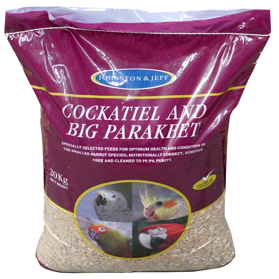 Johnston & Jeff Cockatiel & Big Parakeet Mix 20kg