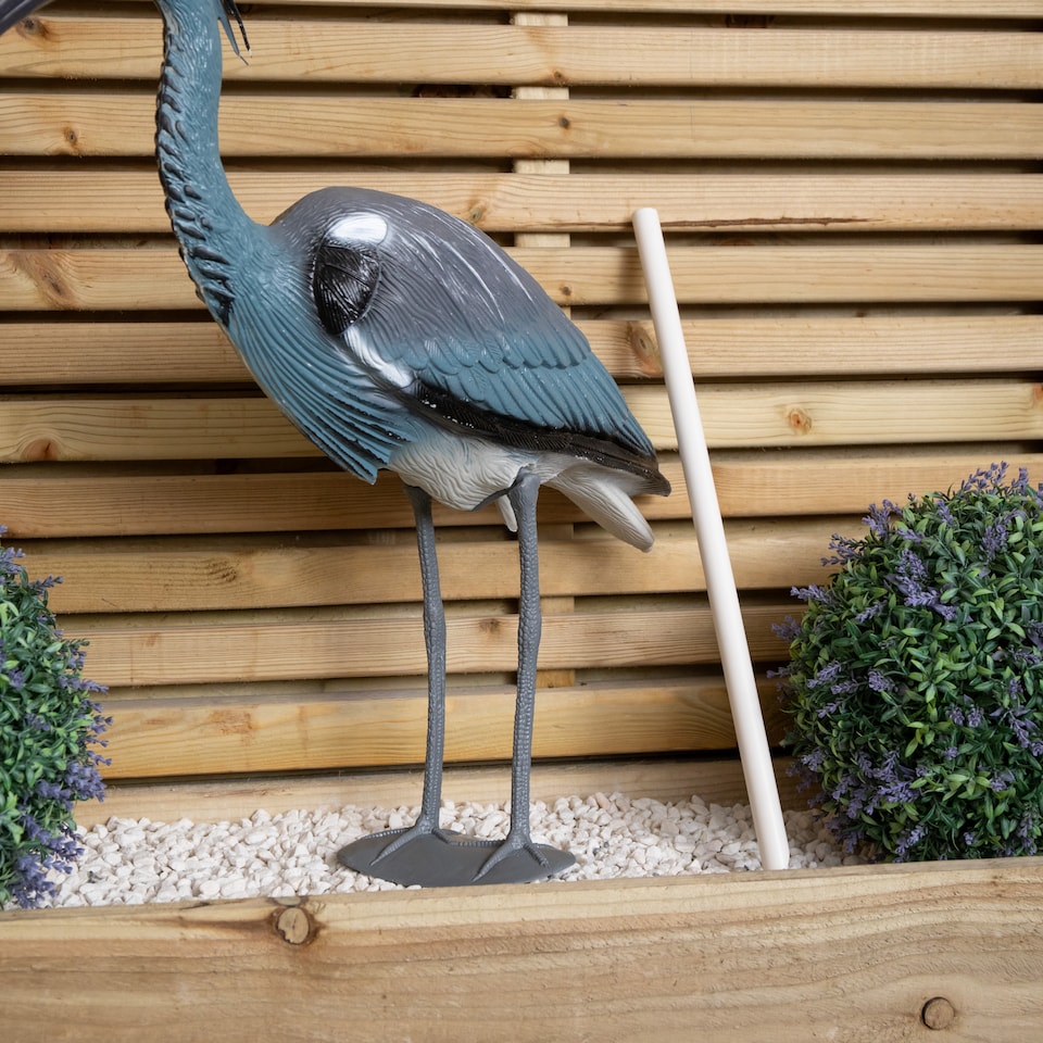 image 1 of Redwood Heron Bird Deterrent - 70cm - Grey