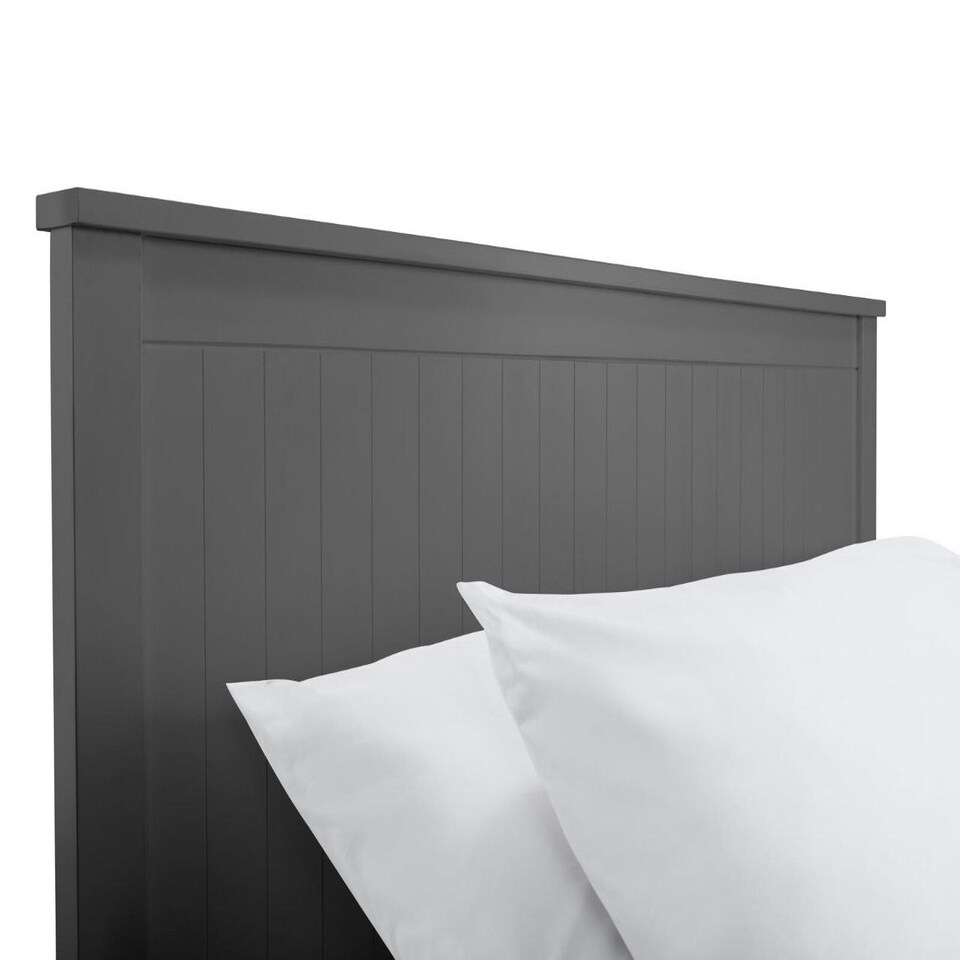 image 1 of New England Anthracite Ottoman Bed - Double 4ft 6" (135cm)