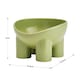 image 3 of Living and Home Pet Feeder Bowl with Non-Slip Base | Green