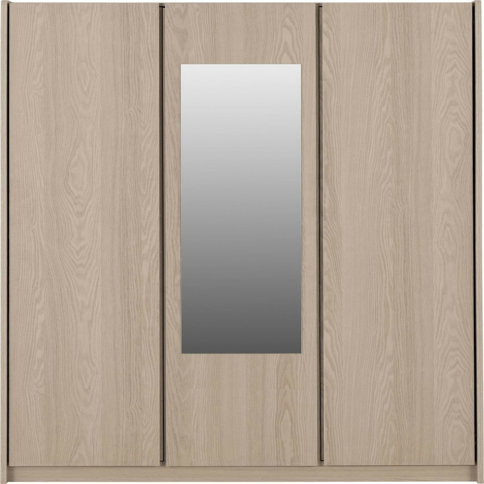 image 1 of Paris 3 Door Triple Mirrored Wardrobe