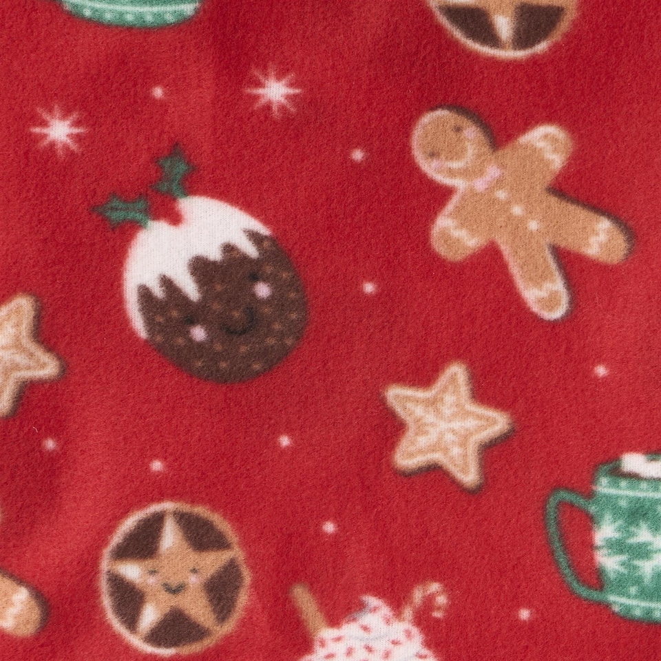 image 1 of OHS Christmas Treats Polar Fleece Throw Soft Blanket