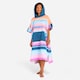 image 1 of Decathlon Adult surf beach poncho >150 cm, 500 Sunset pink