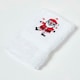 image 1 of Homescapes Santa Embroidered 100% Cotton Small Christmas Towel