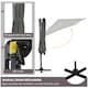 image 5 of Outsunny Square Cantilever Roma Parasol, 360-Degree Rotation, Grey