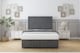 image 1 of Sloomy Somerset Armour Coniston Ottoman Bed Base With 54" Floor Standing Headboard 3' Single | Grey | Armour | Single | 1