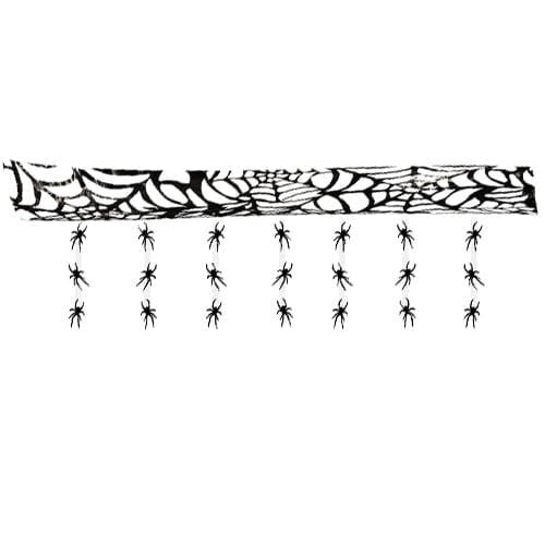 Halloween Hanging Ceiling Decoration With Spiders 3m