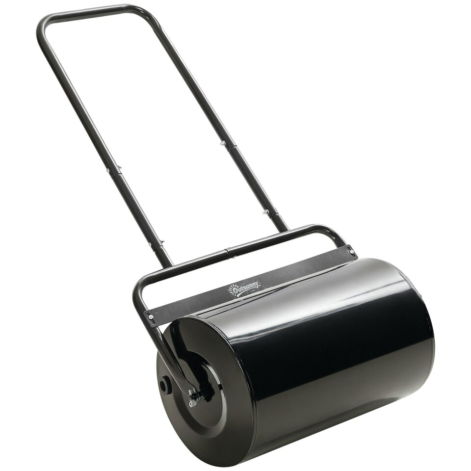 image 1 of Outsunny Combination Push w/ 38L Sand or Water Garden Black