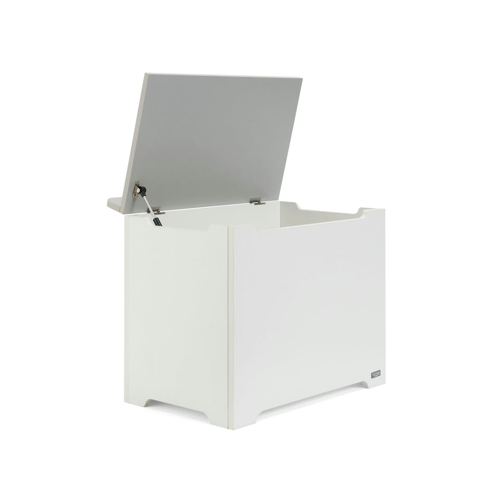 image 1 of Tutti Bambini Toy Box - White/Dove Grey