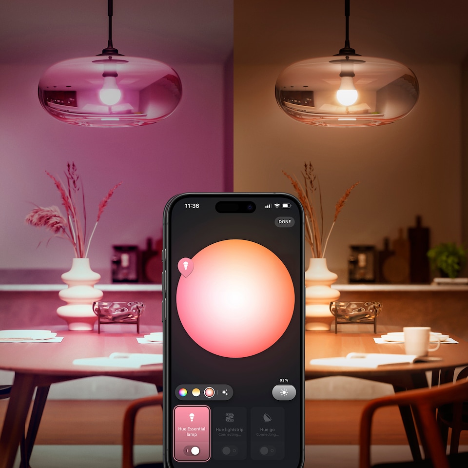 image 1 of Philips Hue Essential WCA 806 A60 E27 2P EU