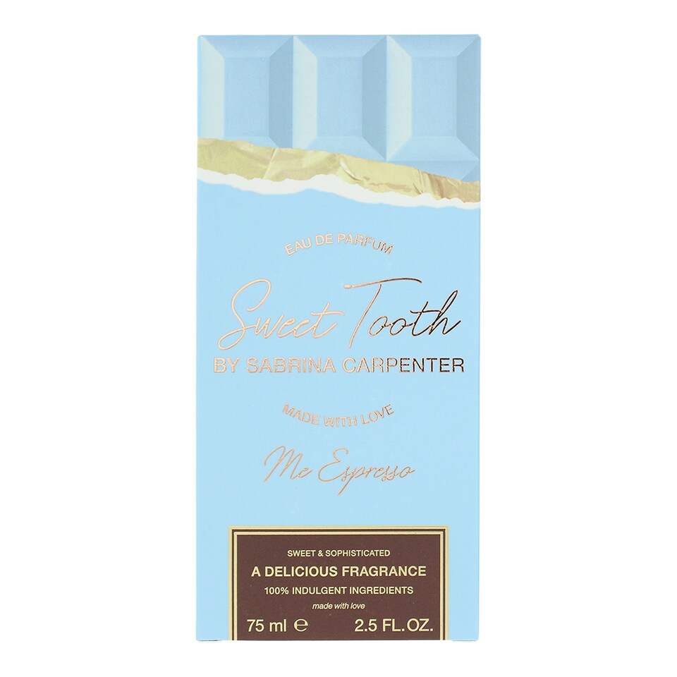 image 1 of Sabrina Carpenter Sweet Tooth Me Espresso Womens EDP 75ml Fragrance | Multi | Blue | 75ml