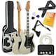 image 1 of 3rd Avenue Electric Guitar in Atlantic White Stateside Series White