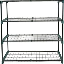Flower Staging Display Greenhouse Shelving Racking 4 Tier Garden Pot Plants 2pcs