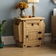 image 1 of Vida Designs Corona Magazine Table 1 Door 1 Drawer Cabinet, Solid Pine Wood