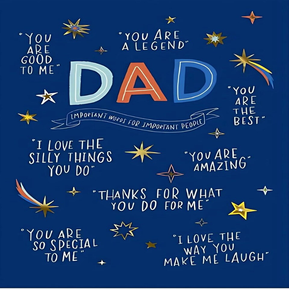 image 1 of Creative and Attractive Design Dad Birthday Card