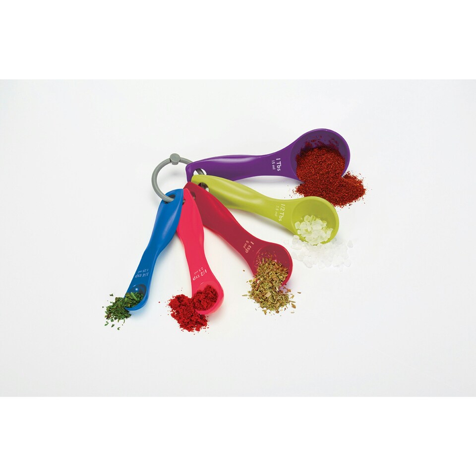 image 1 of Colourworks 5 Piece Measuring Spoon Set | Multi | Not provided