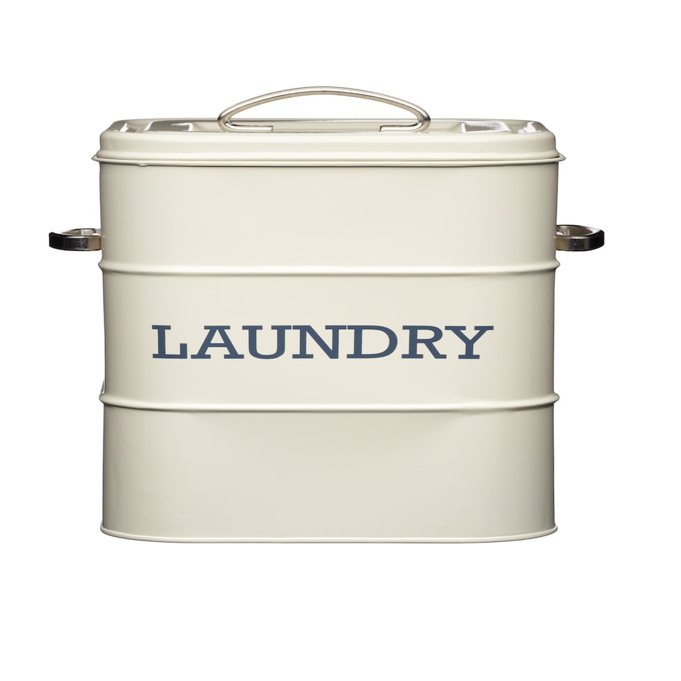 image 1 of KitchenCraft Laundry Powder Tin Cream Metal 3kg