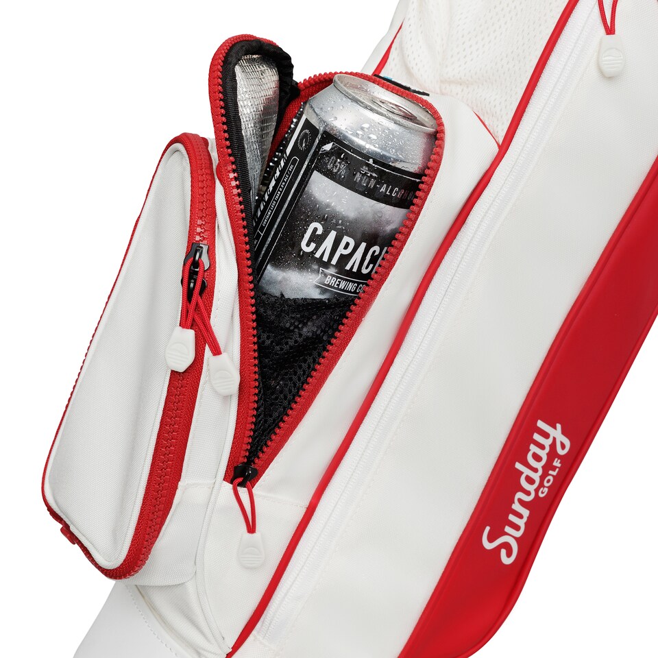 image 1 of Loma Golf Bag - Red / White